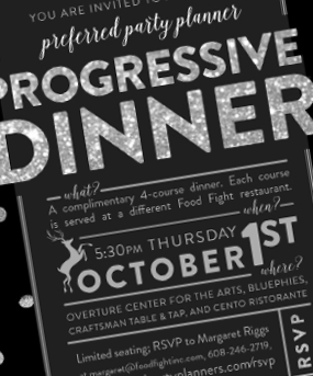 Party Planners Progressive Dinner Event